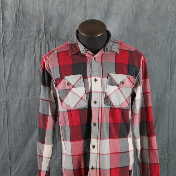 DC Shoes Shirt - Flannel Plaid Pattern - Men's Large - Picture 5 of 10